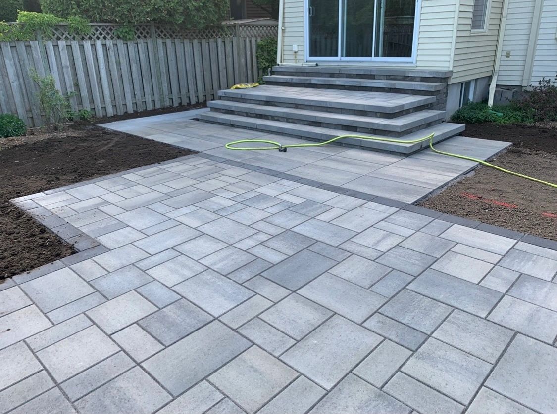 Patio avec gazebo